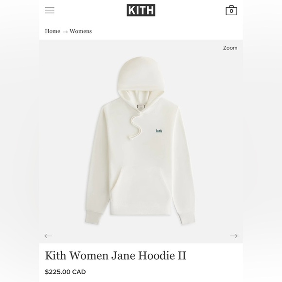 Kith Jane II Hoodie - brand new with tags - Picture 2 of 5